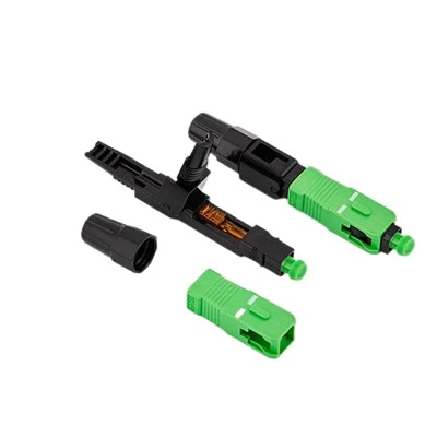 Conector rapid APC fibră optică